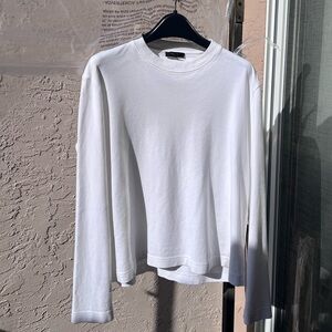 Massimo Dutti White Long Sleeve Tee